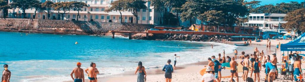 brazil beach with family reunited